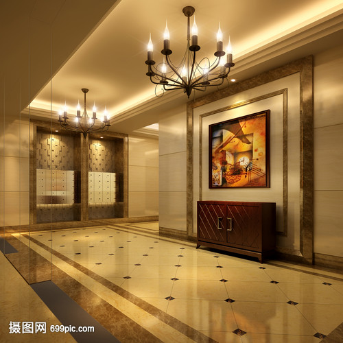 公共區域過道效果圖